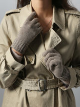 Gloves Cashmere Vercors Etrier Brown vercors EVER429U-vue-porte